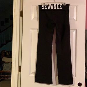 Redshirt pants with Sewanee across the top.